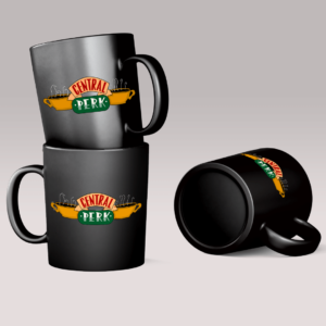 FRIENDS inspired Central Perk Black Coffee Mug | Fix a Flix Box