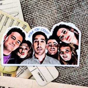 FRIENDS inspired 'HOW YOU DOIN?' Sticker | Fix a Flix Box