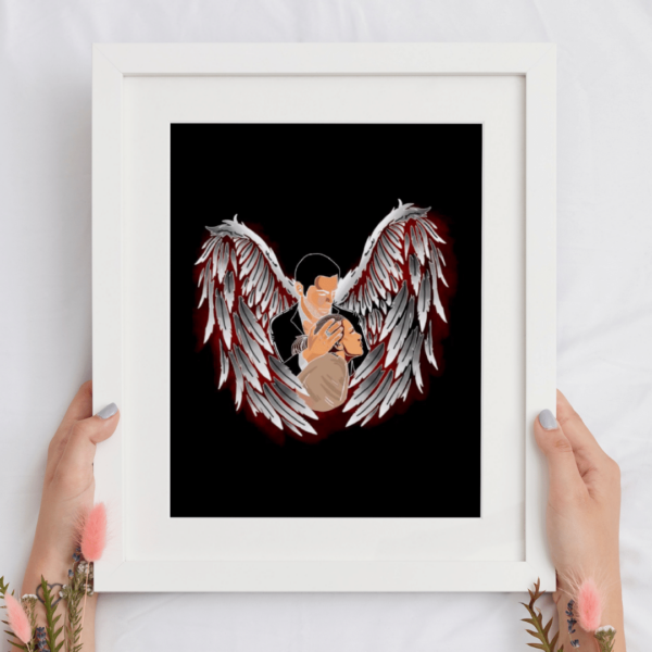 Lucifer inspired Canvas Art Print | Fix a Flix Box