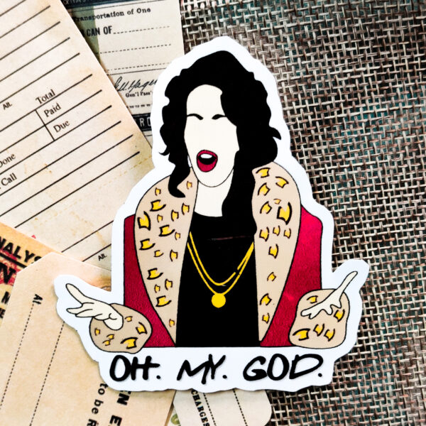 “OH MY GOD” Janice from F.R.I.E.N.D.S Sticker | Fix a Flix Box