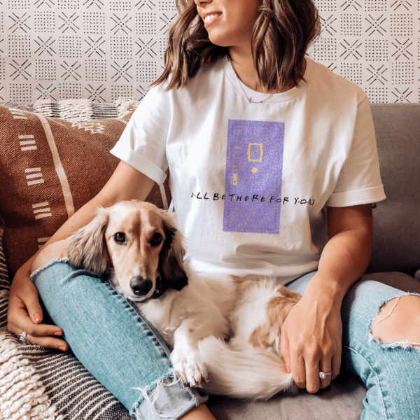 Purple Door F.R.I.E.N.D.S inspired T-Shirt | Fix a Flix Box