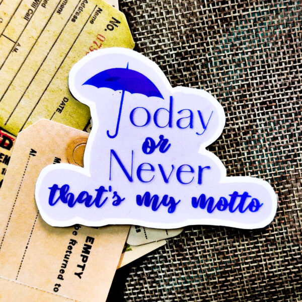 ‘MARY POPPINS’ inspired Quote Sticker | Fix a Flix Box