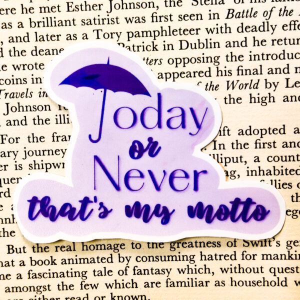 ‘MARY POPPINS’ inspired Quote Sticker | Fix a Flix Box