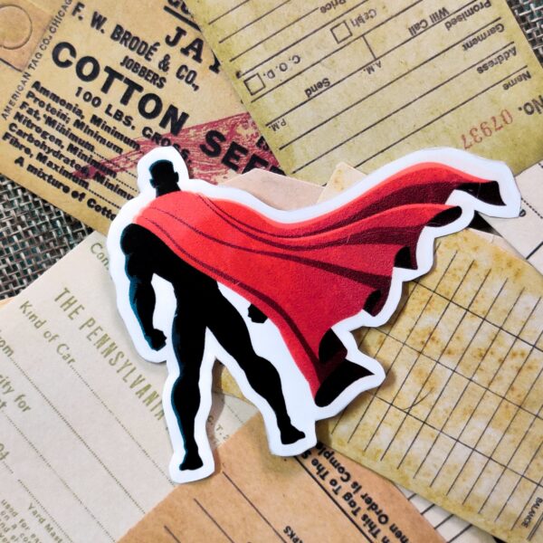 ‘SUPERMAN’ inspired Silhouette Sticker | Fix a Flix Box