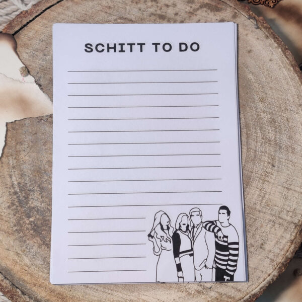 Schitt To do ‘Schitt’s Creek’ inspired Notepad