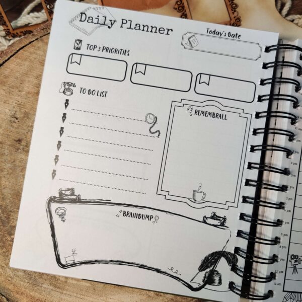 90 Days Undated Daily Planner