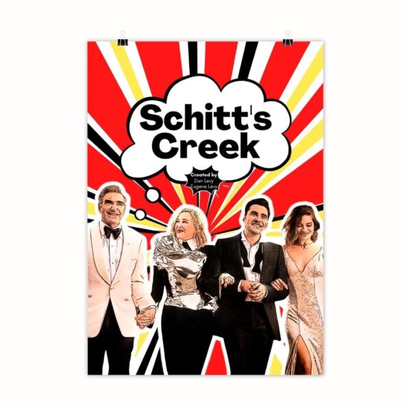 Schitt's Creek Comic Art Poster